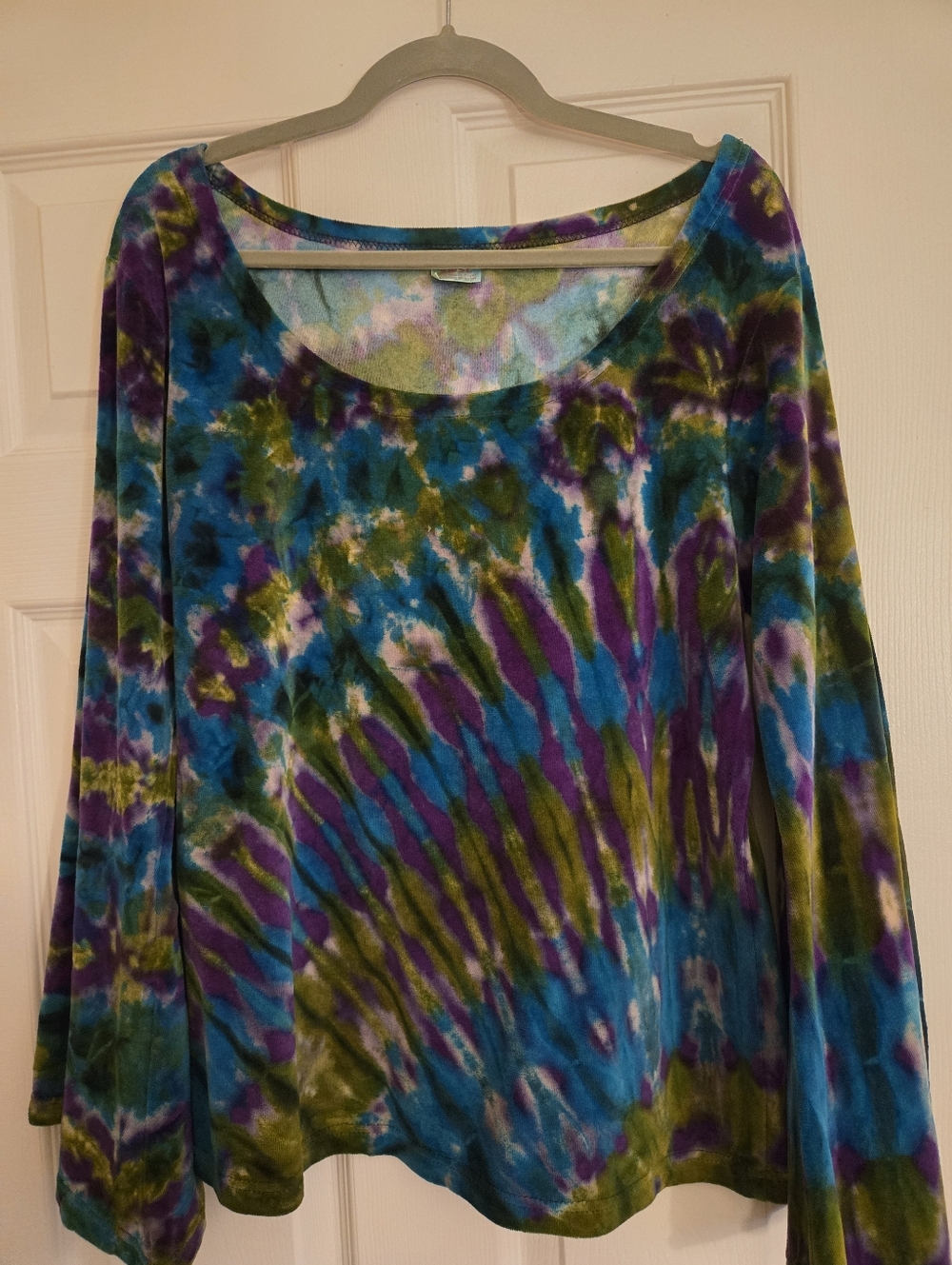 Daisy Multicolor Tie-Dye Long Sleeve Top